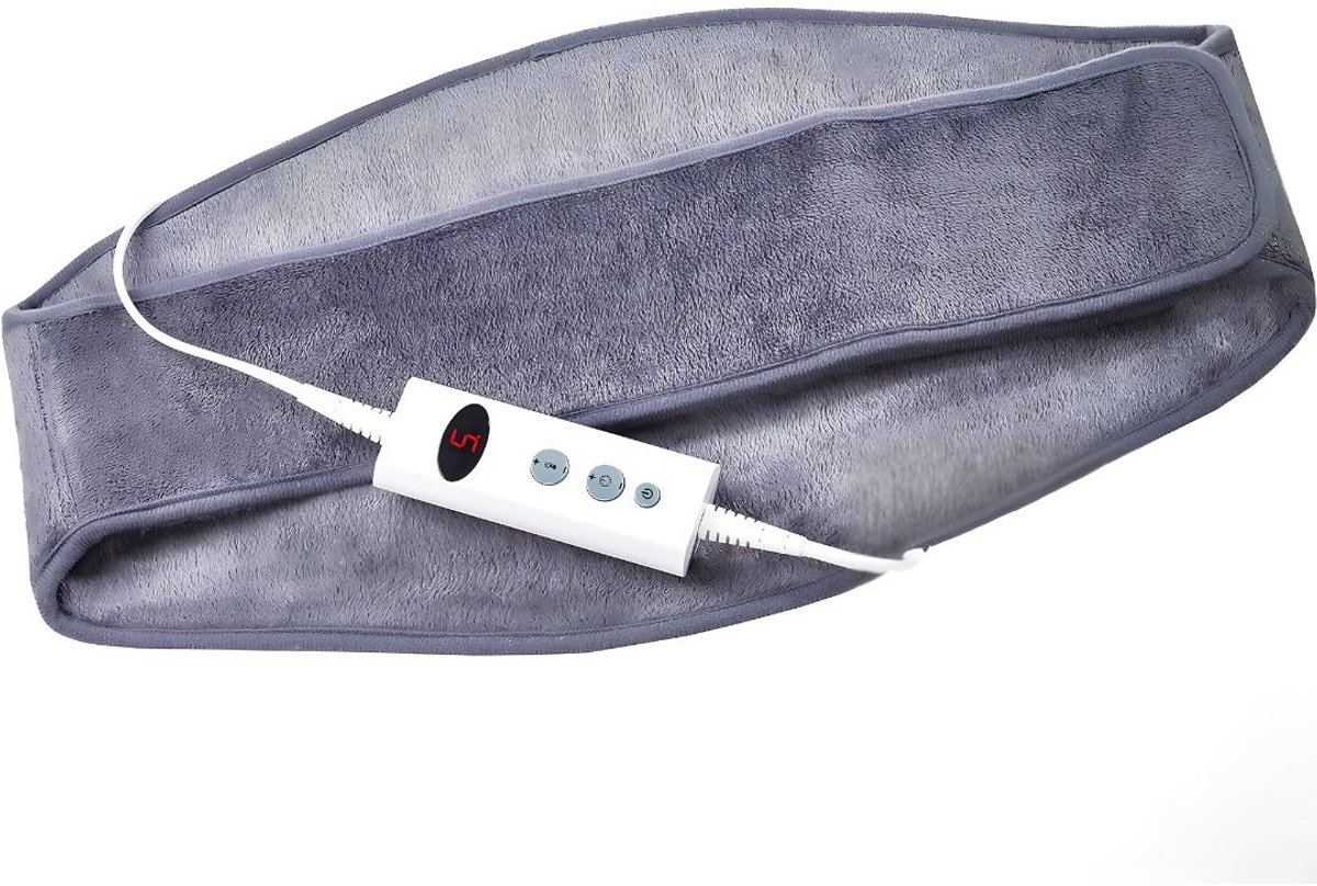 LNMsolutions® Warmtekussen - Warmtekussen Elektrisch - Verwarmingskussen - Grijs - 58cm x 30cm x 1cm