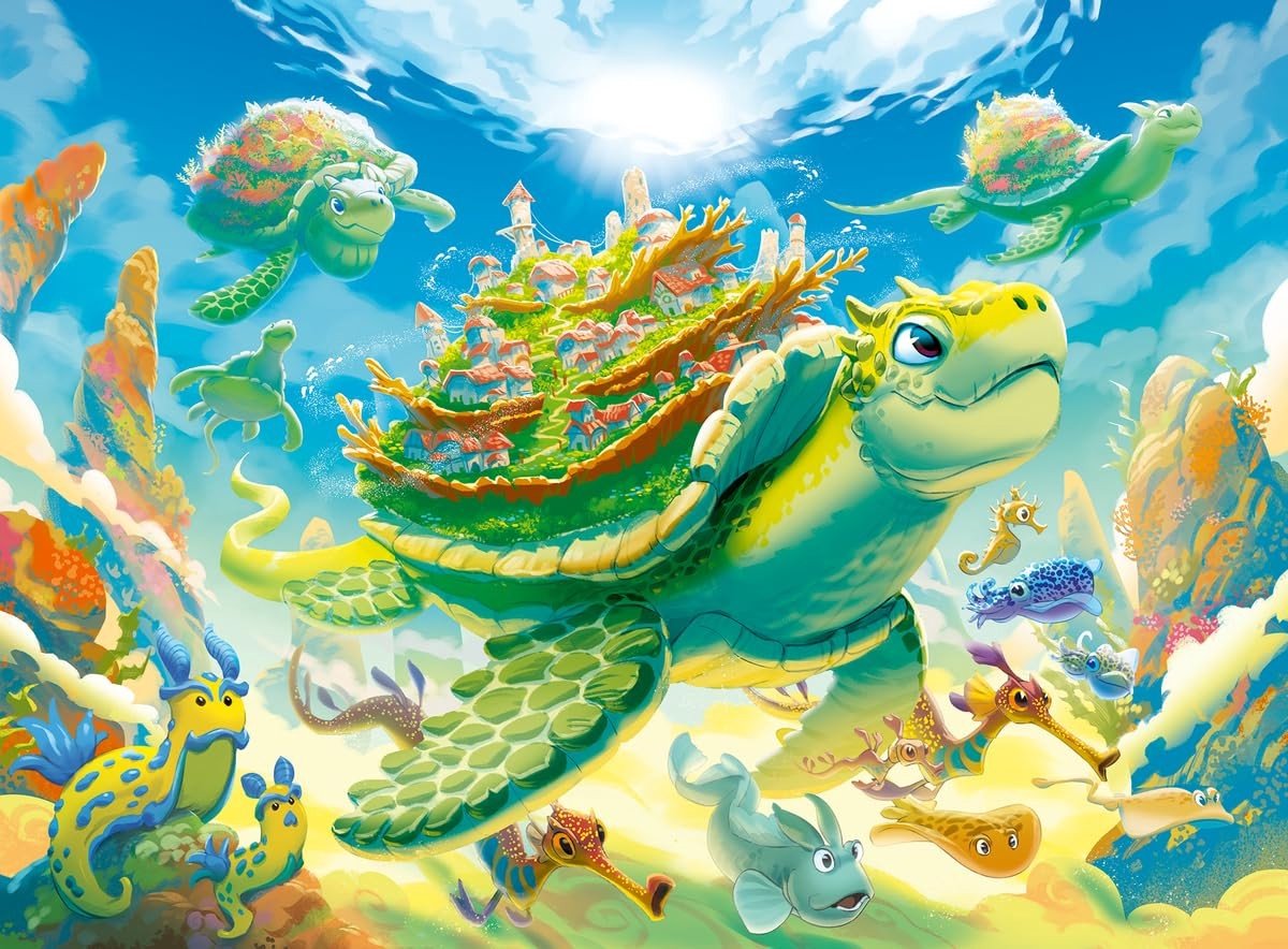 Solidchoice - Kinderpuzzel Magische Diepzee met 200 XXL Stukjes