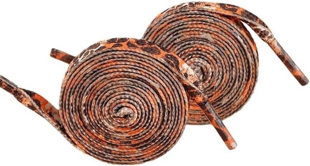 Leopard Patroon Veters voor Sportschoenen, Hardloopschoenen en Casual Schoenen - 1 Paar Veters voor Unieke Stijl en Comfort