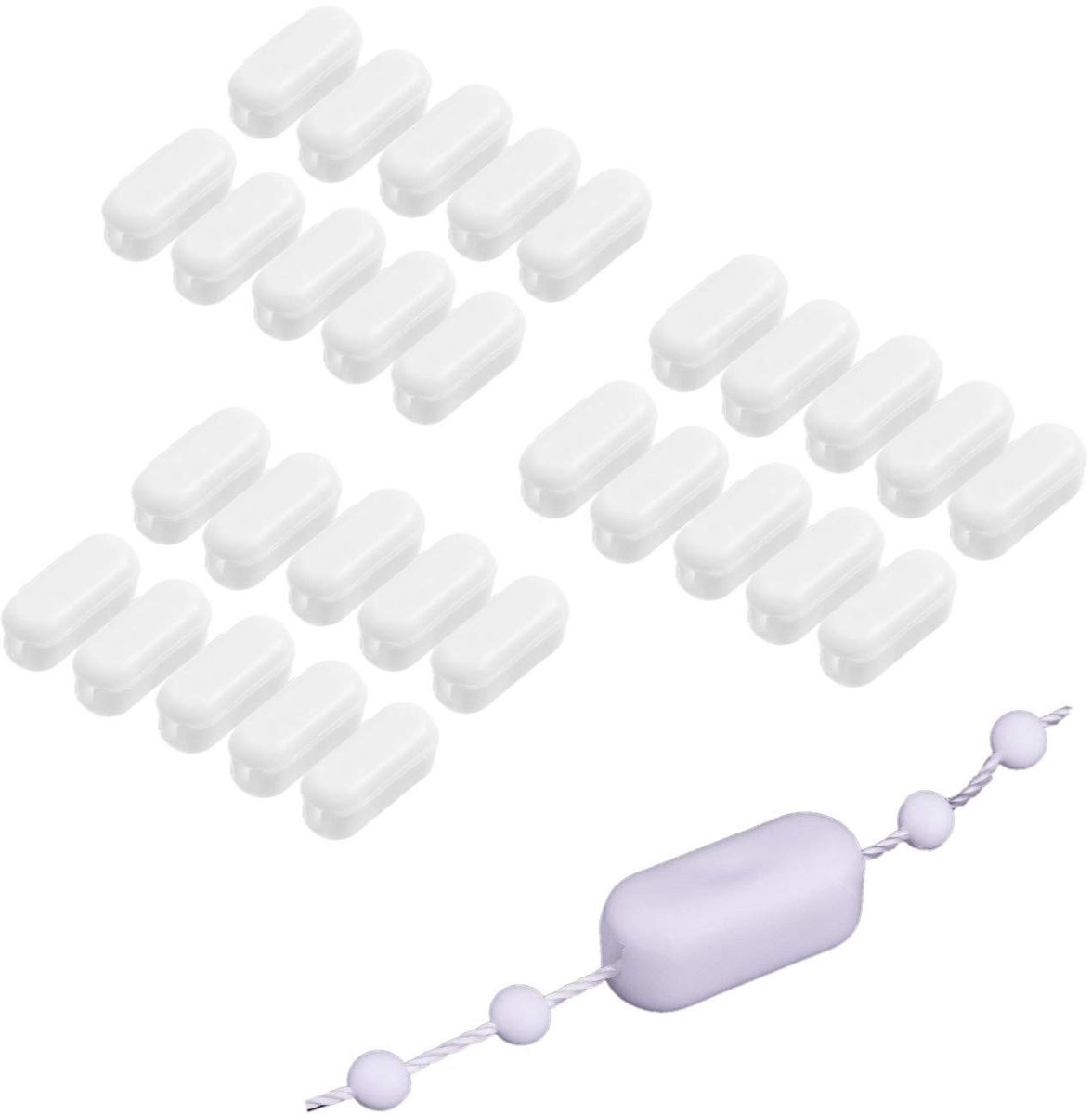 Solidchoice - Set van 30 Roller Blind Connector Clips voor Bead Chains