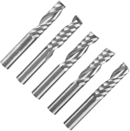 Solidchoice - Set van 5 CNC Freesbits met 6mm Shank van Tungsten Carbide van Solidchoice — afbeelding 5