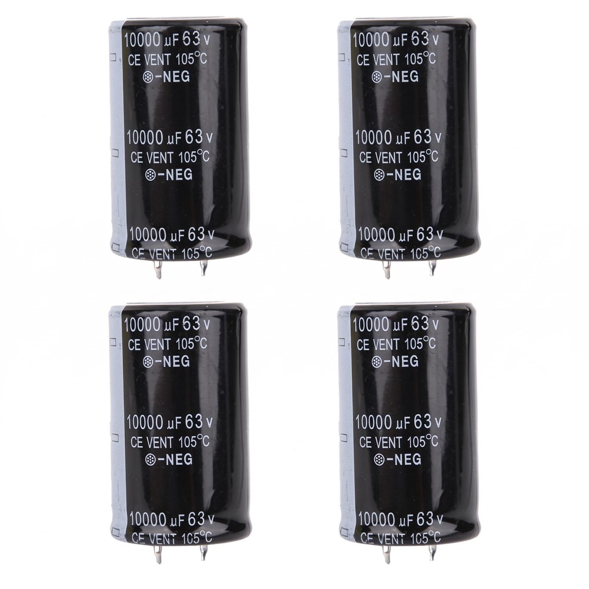 Solidchoice - 4 Stuks Elektrolytische Condensatoren voor Audiotoepassingen
