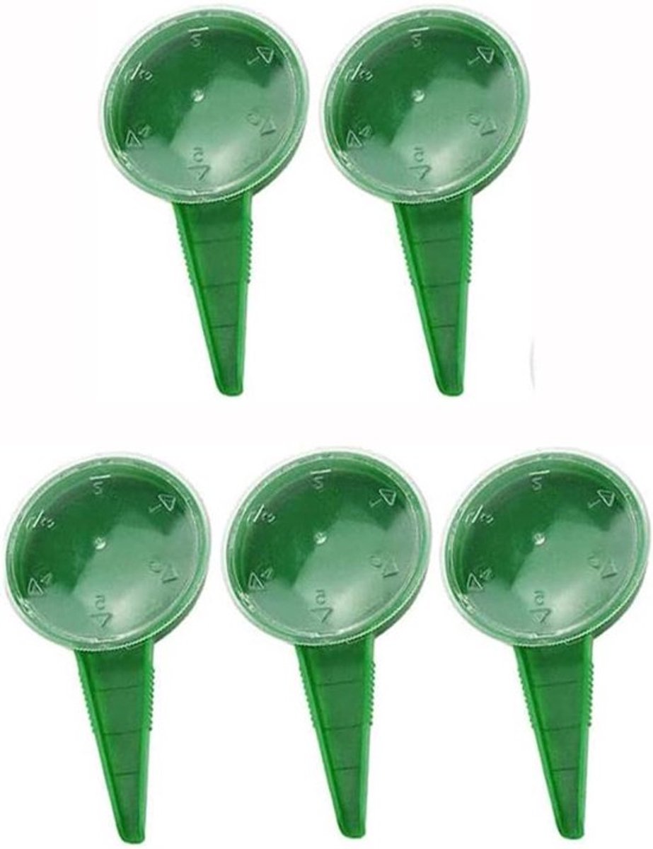 - Zaaddispenser - Zaaier - Handig - Groen - 5-pack - Planterzaaimachine - Geschikt voor tuinieren met precisie - Rood model