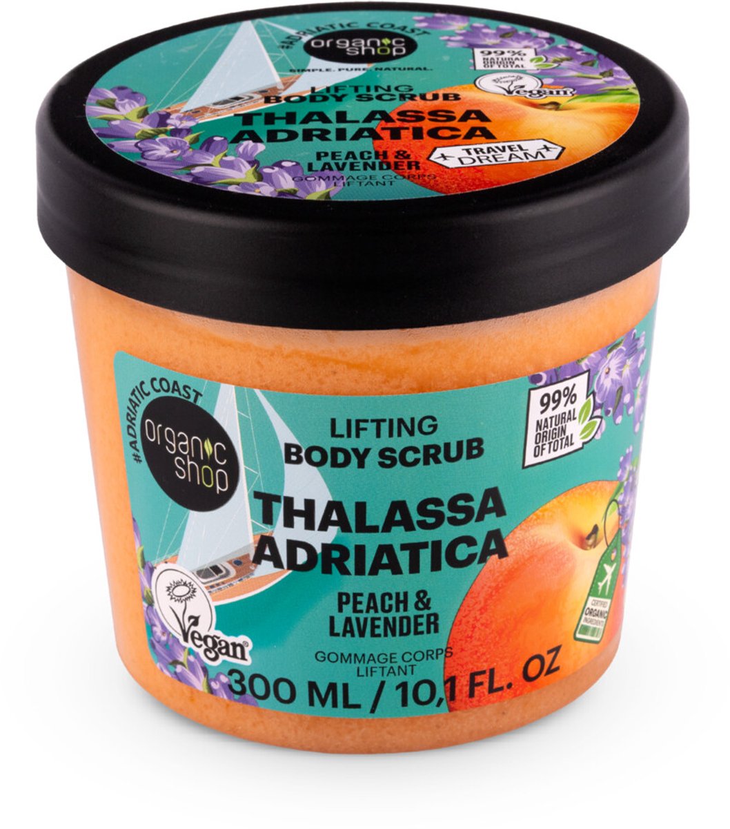 Organic Shop Travel Dream Body Scrub Thalassa Adriatica - 300 ml