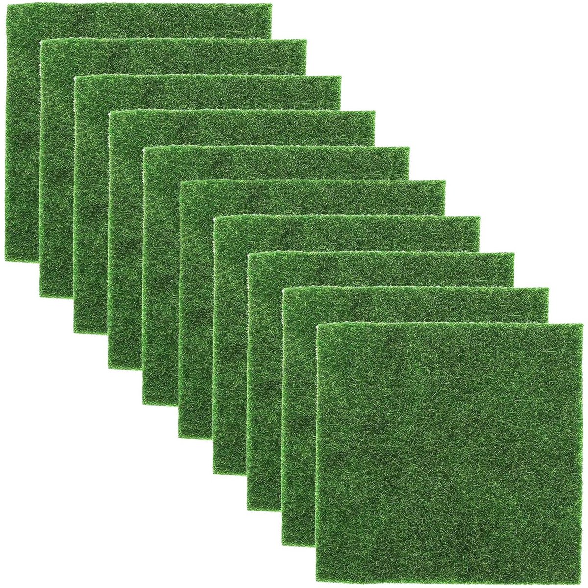 Solidchoice - 10 Stuks Miniatuur Kunstgras voor Decoratie en Handwerk