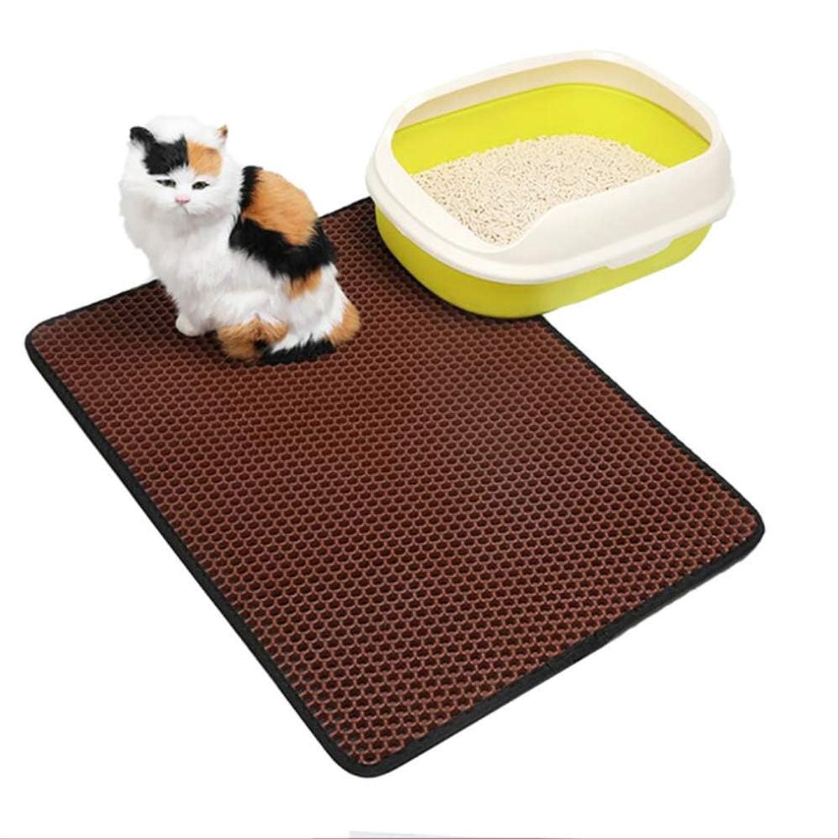 Tappetino Lettiera Gatto Per Animali Domestici Eva Doppio Strato Trappola Per Gatti Lettiera For Animali Pets Cuscino - ShopVlot