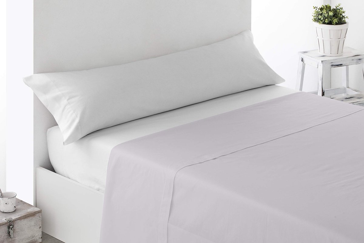 Miracle Home. Bovenlaken, anti-peeling, zacht en comfortabel, 50% polyester katoen. 270X160. Bed 90. Rauw - ShopVlot