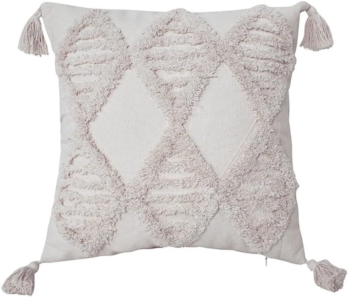 Tufted Kussensloop met Kwast Kussensloop Sofa Decor Retro Stijl Fotografie Rekwisieten Nordic Kussensloop (Kleur: B - ShopVlot
