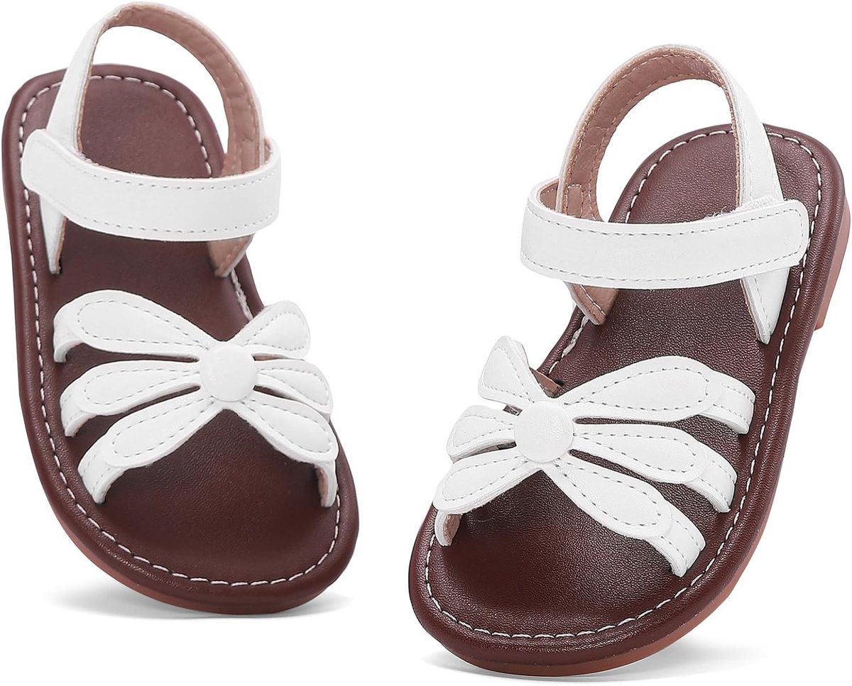 MASOCIO Girls' Sandals, Open Toes, Fastener, Toddlers, Girls, Summer Shoes, EU 21-30 - ShopVlot