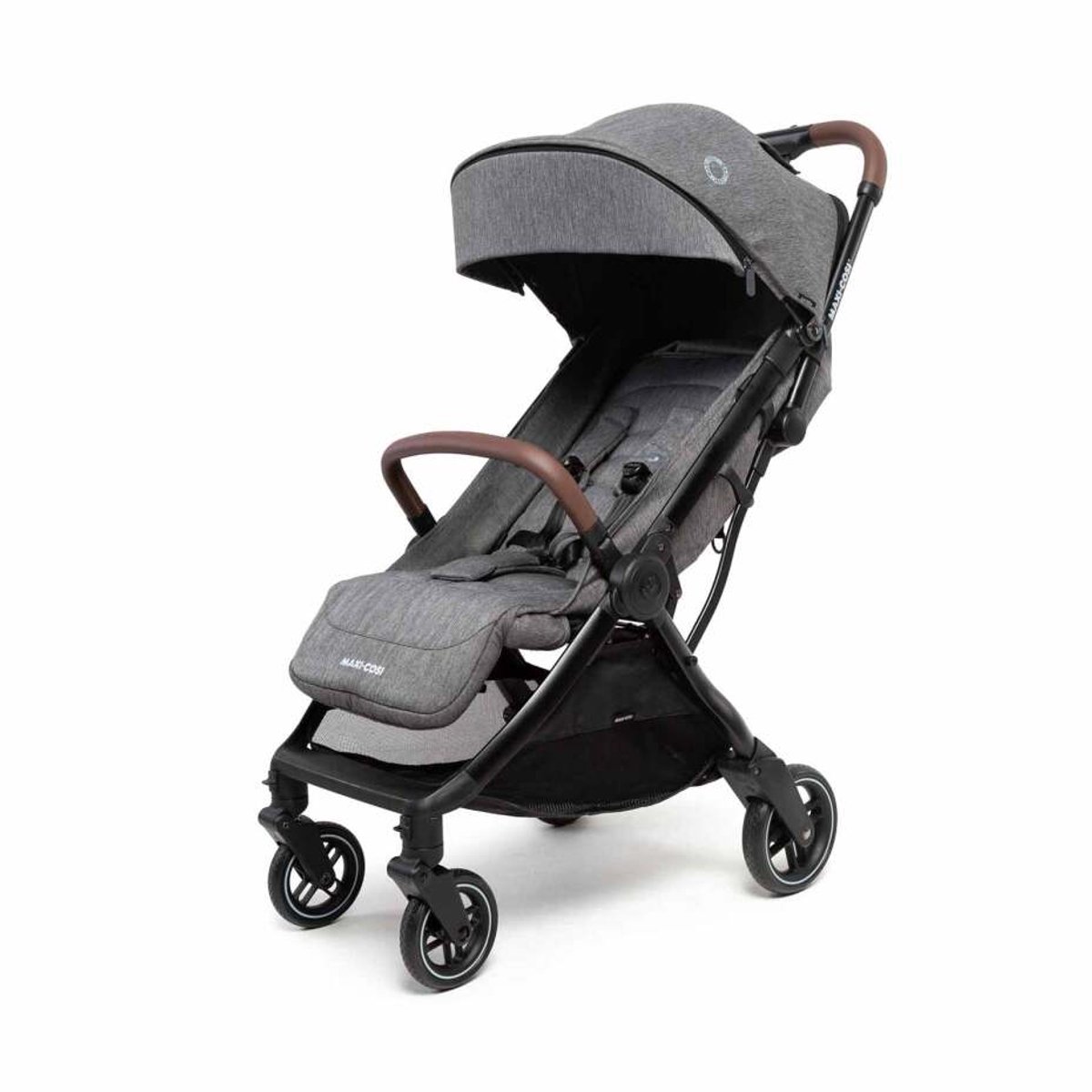Maxi-Cosi Eva3 wandelwagen - Select Grey - 0 - 4 jaar, 0 - 22 kg - Lichtgewicht & Compact