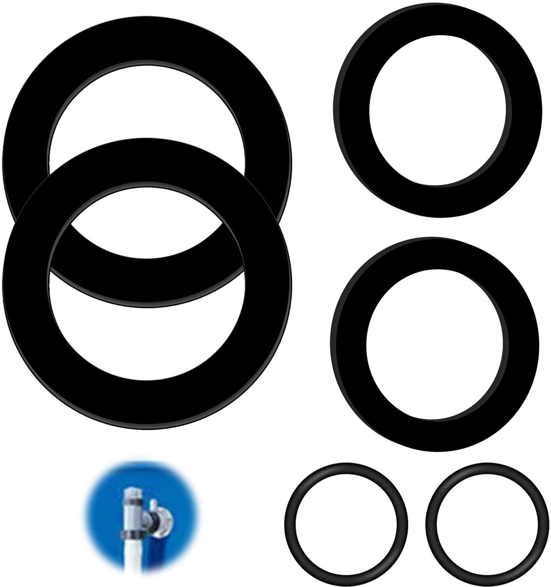 Solidchoice - Set van 6 O-Ringen voor Zwembadonderdelen