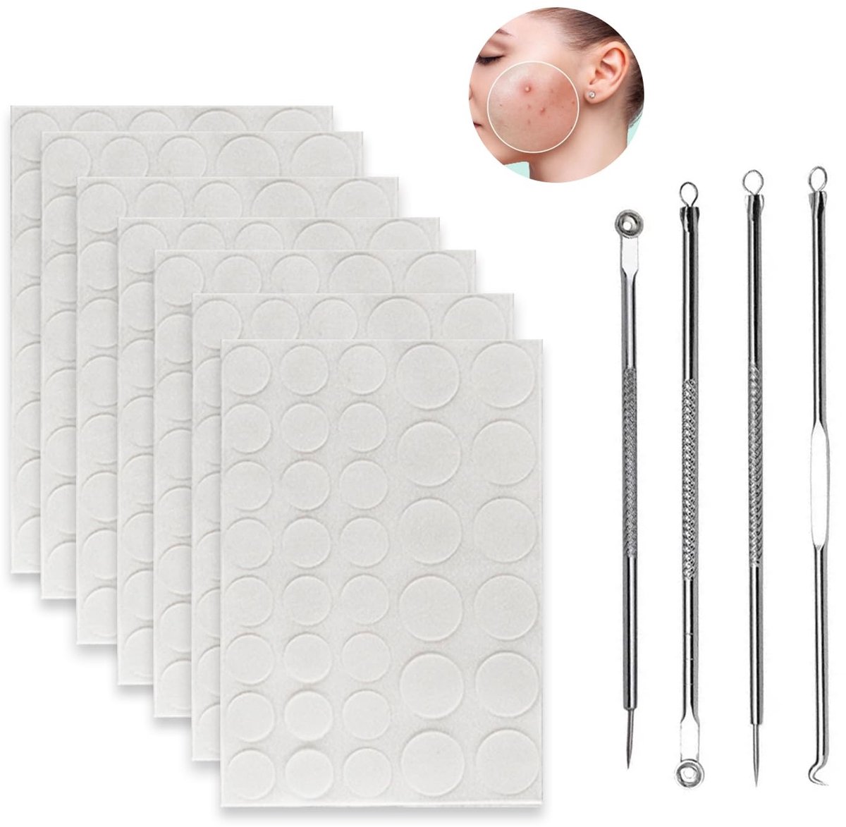 Solidchoice - Set van 252 Acne Patches voor Huidherstel
