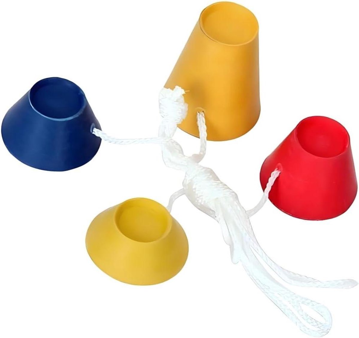 Rubberen Golf Tees - Golf Stabilisatoren - Golfen Verbeteren - Meerdere Hoogtes - 4 Stuks - Meerkleurig
