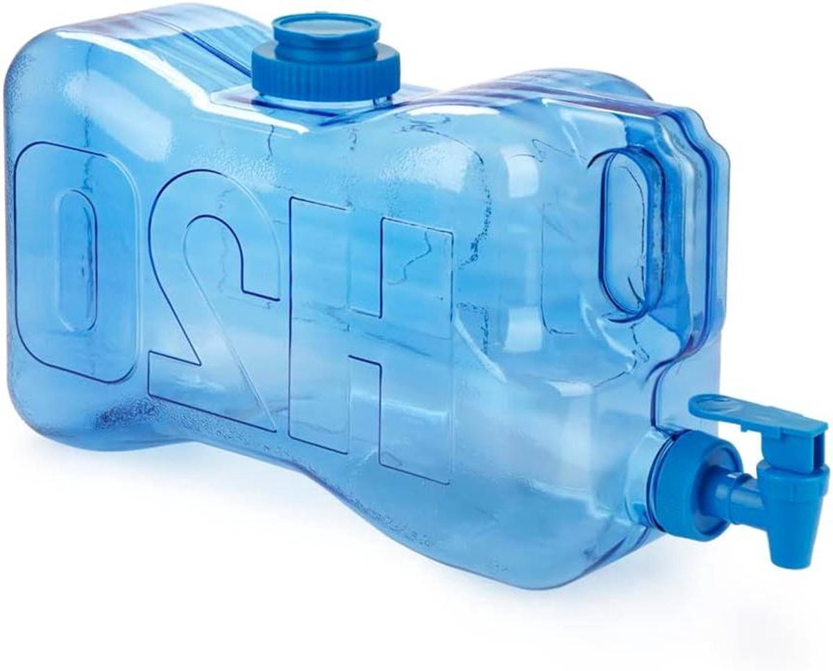 Waterdispenser Kunststof - Drankdispenser Koelkast - Water Serveren - Ruimtebesparend Ontwerp - 55 Liter - Transparant