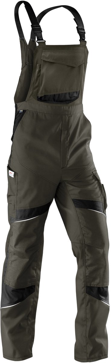 KUBLER KUBLER ACTIVIQ 32505365 Amerikaanse Overall HEREN Overall Werkkleding Zandbruin Zwart - Met Kniezak - Krasvrij