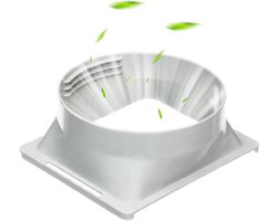 Airconditioning-adapter voor raamslang en uitlaatpijpkoppeling, aansluiting voor draagbare airconditioning en ventilatiekanalen