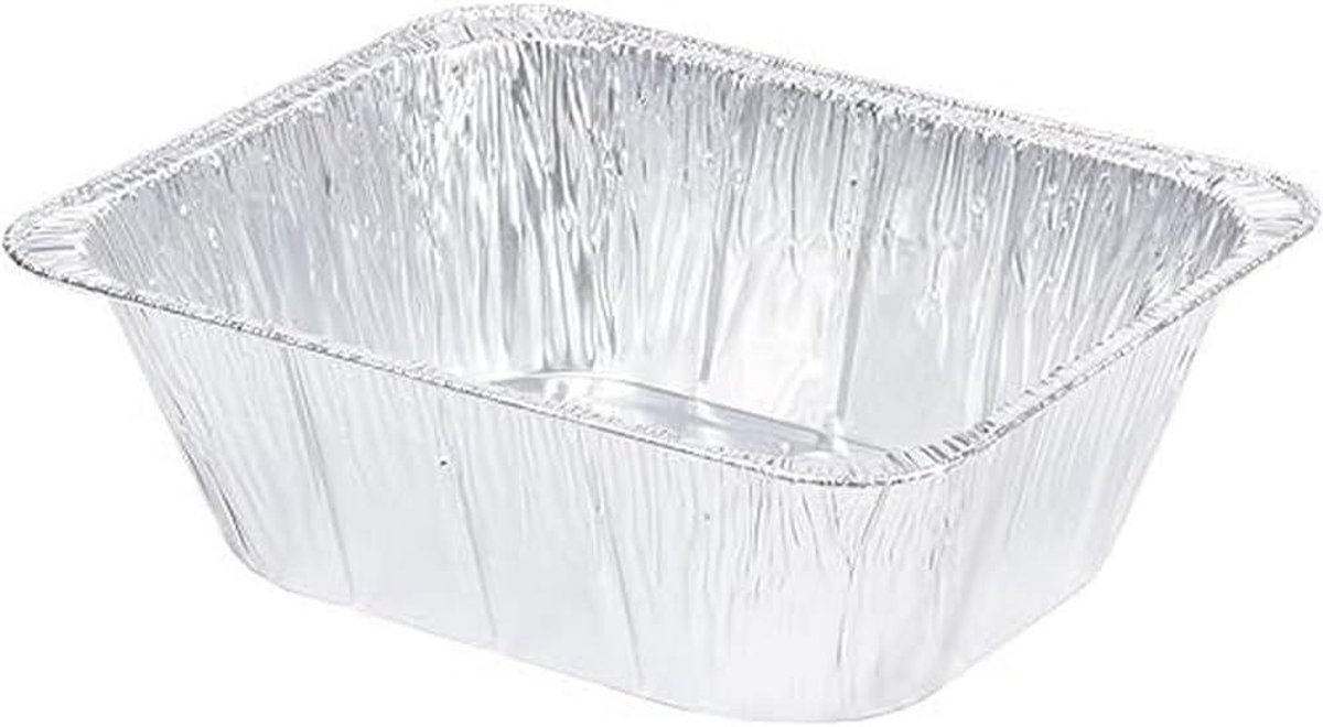 Aluminium Bakvorm - Wegwerp Schalen - Catering en Feesten - Extra Diep - 100 Stuks - Zilver