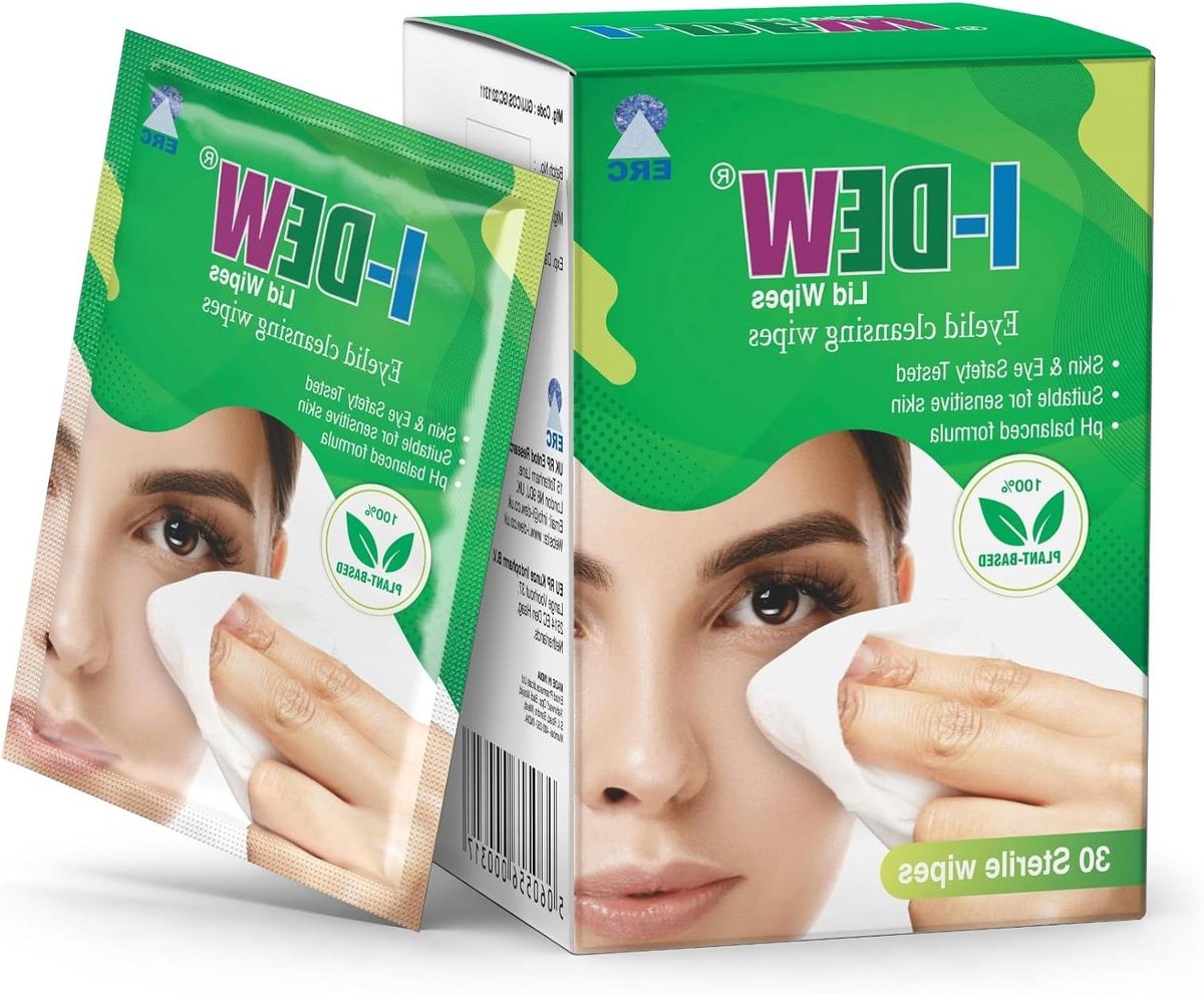 Ooglid Reinigingsdoekjes - Wimperdoekjes Oogverzorging - Dagelijkse Oog Hygiëne - Plantaardige Formule - 30 Stuks - Wit