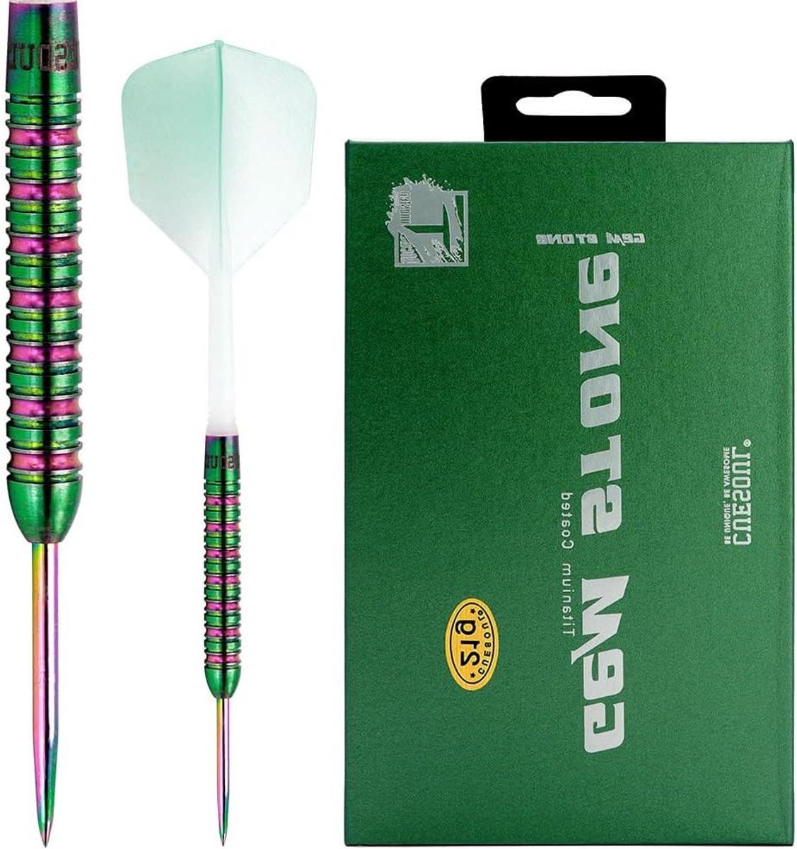 Stalen Tip Darts - Darts Set - Darts Spelen - 90% Tungsten - 21g - Groen