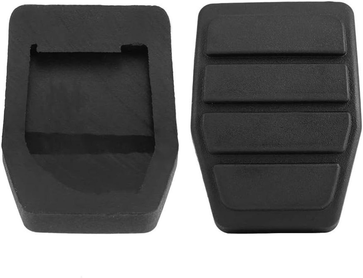 Pedaal Covers - Rem Rubber Pad - Comfortabel Rijden - Automotive Kwaliteit Rubber - 8 x 5.5 cm - Zwart
