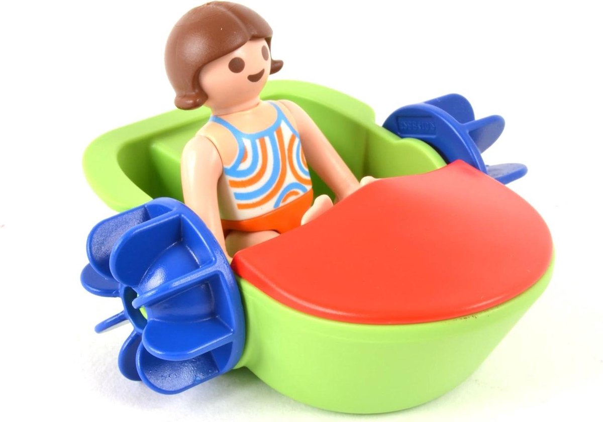 Kinder Pedaalboot - Water Speelgoed Boot - Spelen in water - Draaiende peddels - Drijvend - Multicolor