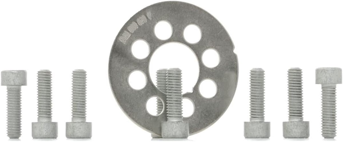 Schroevenset Riemschijf - Krukas Poelie - Motor Onderhoud - Origineel Kwaliteit - 6 x 5 x 15 cm - Zilverkleurig