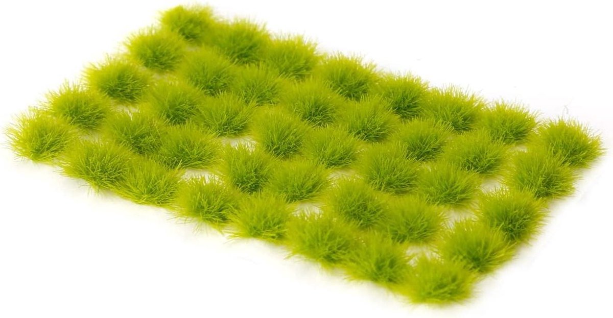 Grasbosjes Miniaturen - Statisch Gras - Landschapsbouw Spel - Realistisch Uiterlijk - 40 Stuks - Lentegroen