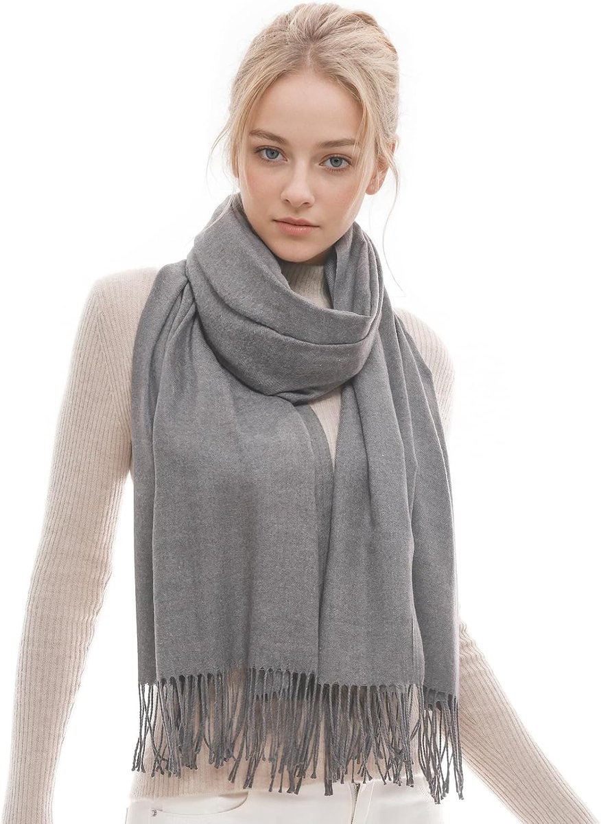 Dames sjaal Winter Herfst – Warme Zachte Omslagdoek Shawl – 70 x 200 cm