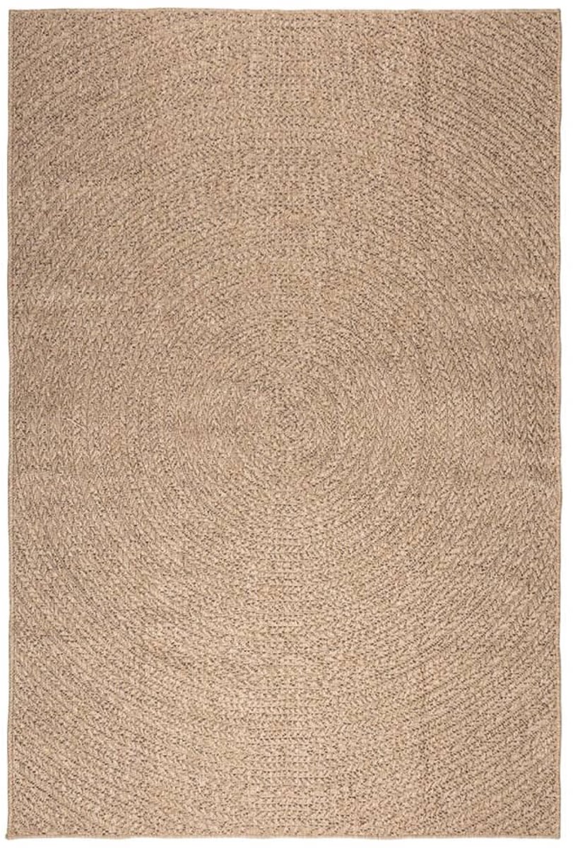 Vloerkleed ZIZUR binnen en buiten 160x230 cm jute look