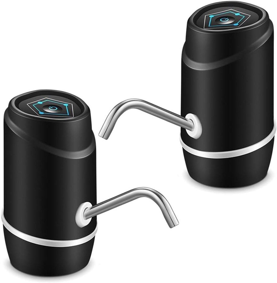 Elektrische Waterpomp - Waterdispenser Pompen - Water Tappen - Stil en Lekvrij - 2 stuks - Zwart