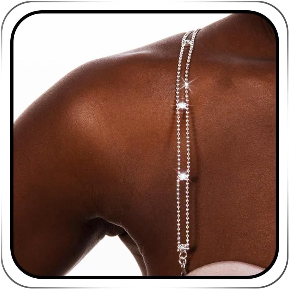 Glanzende Riemen met Rhinestones voor Bh's - Antislip Schouderbanden voor Dames en Meisjes (2 Stuks) - Perfect voor Feestjes en Avonden uit