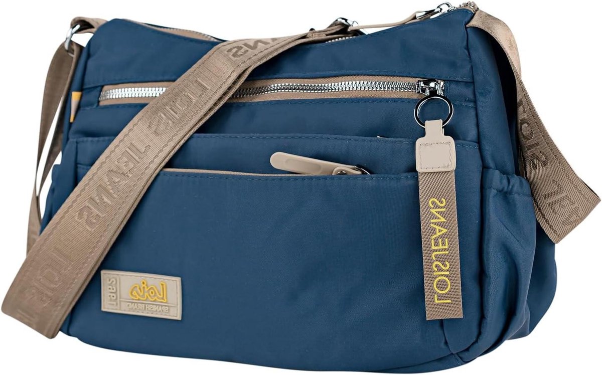 Schoudertas Dames - Handtas Crossbody - Dagelijks Gebruik - Hoge Kwaliteit - 10 x 28 x 20 cm - Bruin