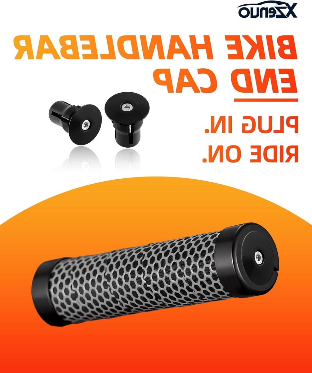 Handvatdoppen Fiets - Stuurdoppen - Fiets Beschermen - Lichtgewicht Aluminium - 17-23.5mm - Zwart
