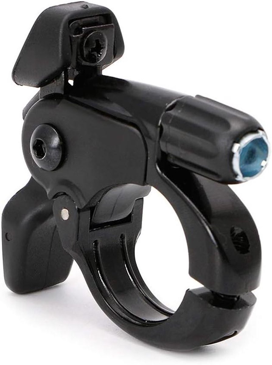 Fiets Hendel - Lockout Bediening - Vork Vergrendelen - Metalen Constructie - 5.8 x 5.5 cm - Zwart
