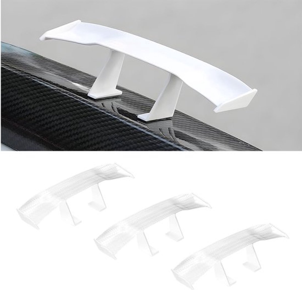 Store_7 - Mini Spoiler Wing - Auto Exterieur Accessoires - Wit
