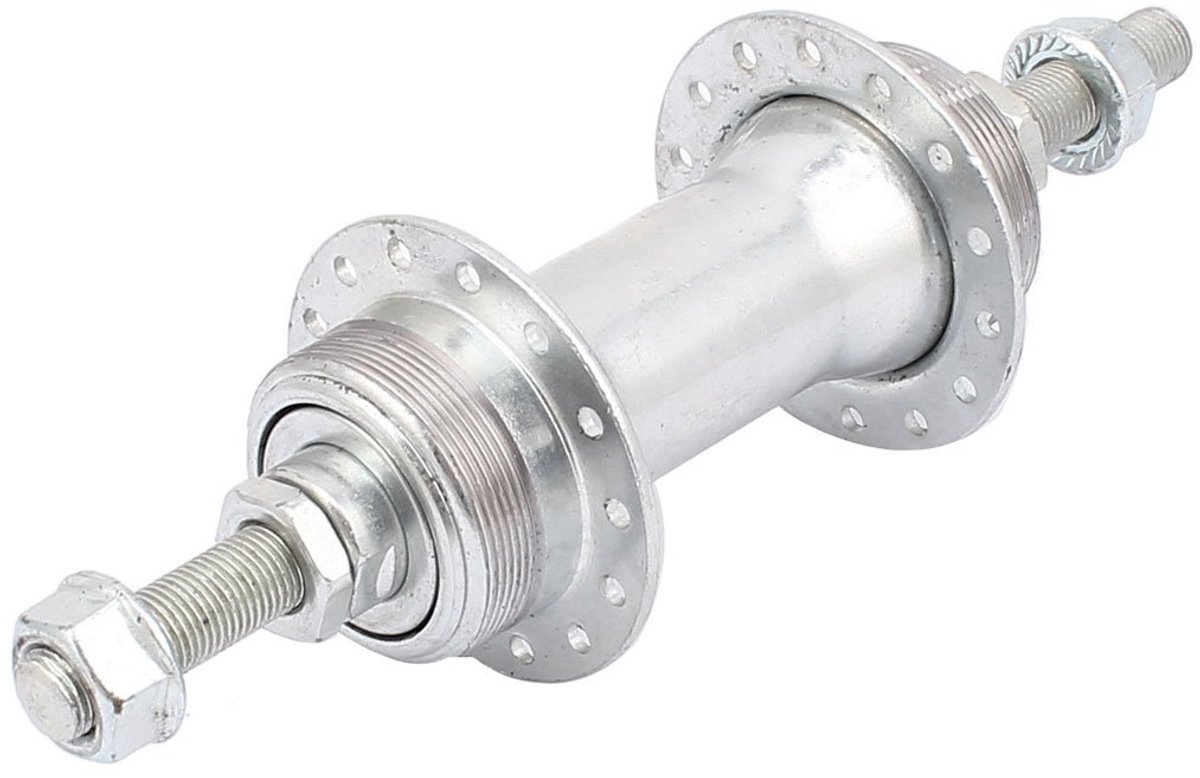 Sourcingmap Metaal Achterwiel Hub Fiets Fietsen 28 Gaten Schijf Zilver Toon