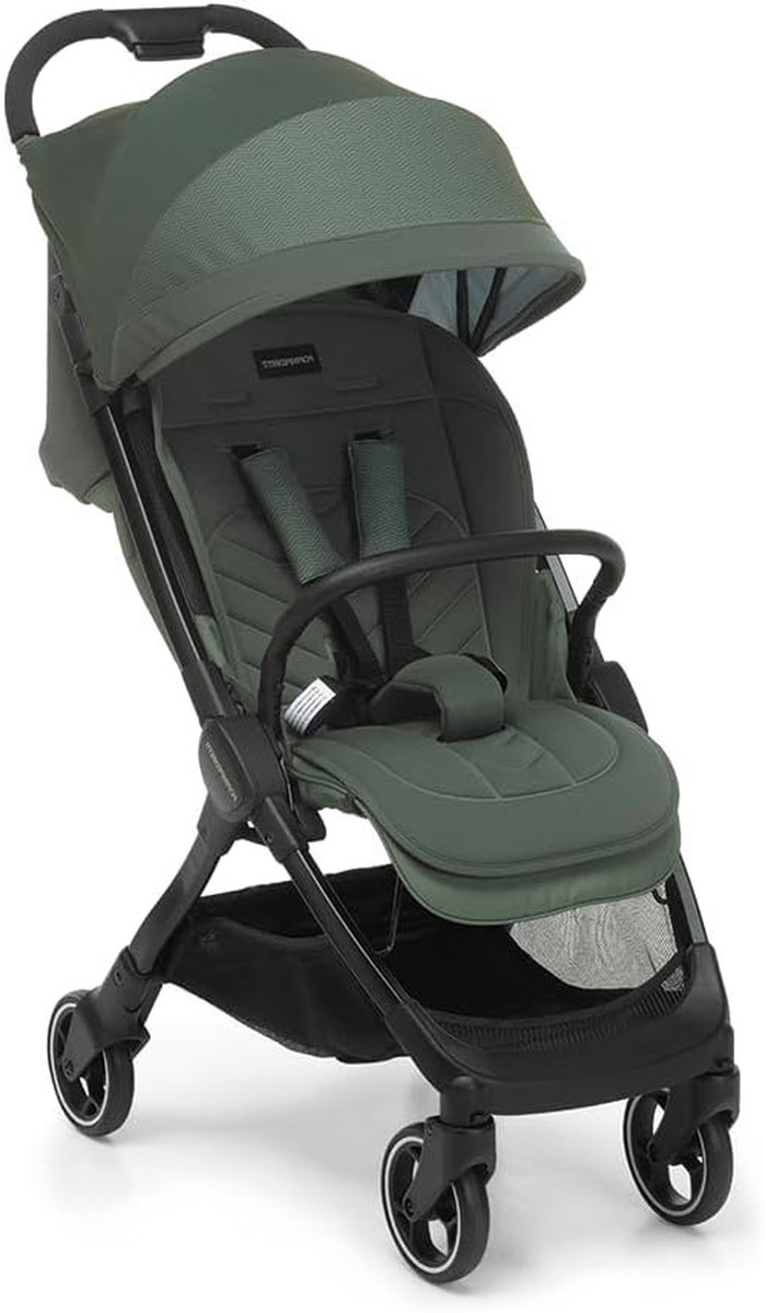Lichtgewicht Kinderwagen - Compacte Buggy - Reizen met Kinderen - Eénhandige Sluiting - Tot 22 kg - Boskleur