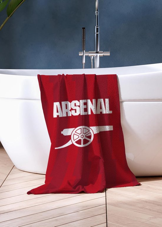 Arsenal FC Handdoek - Badhanddoek Strandlaken - Sporten Strand Zwemmen - Officieel Club Design - 75 x 150 cm — afbeelding 4