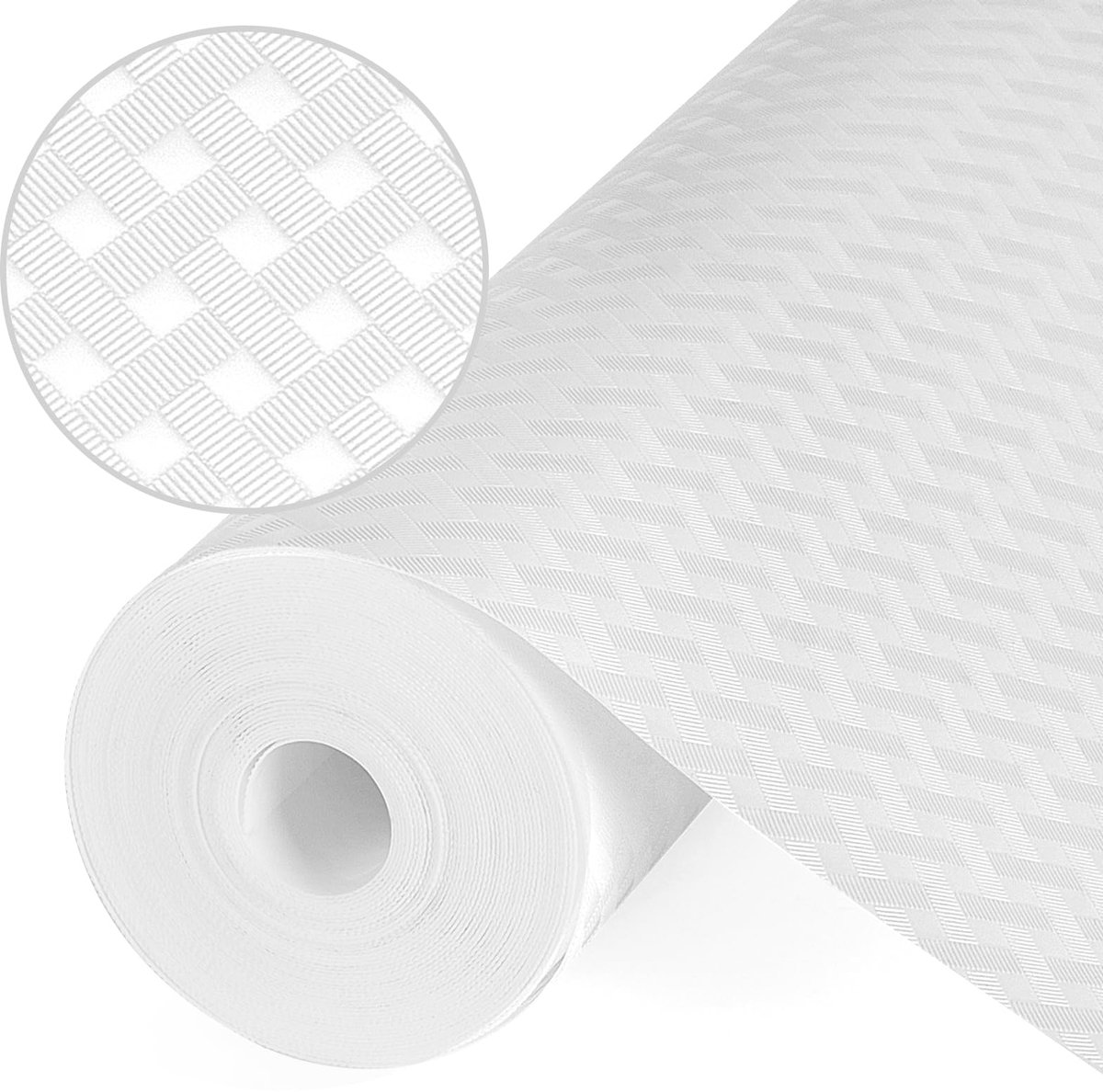 Niet Klevend EVA-Materiaal Coating voor Laden, Koelkast, Keuken, Planken (Wit/30cm x 500cm)
