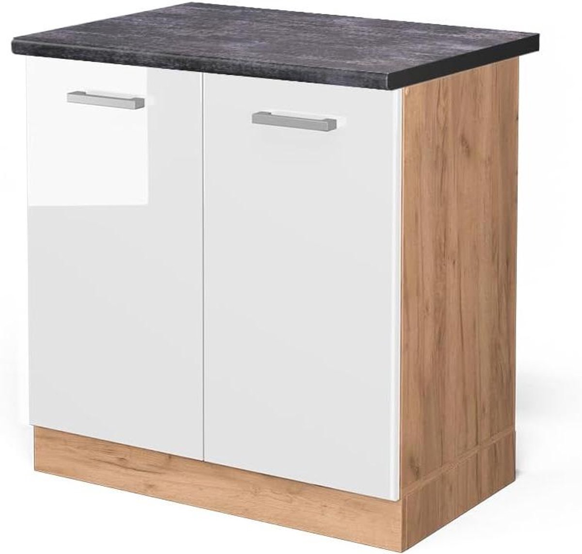 Wastafelkast - Keukenkast Onderbouw - Keuken organiseren - Aanpasbaar met Modules - 80 cm
