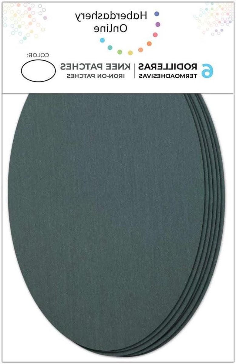 Strijkbare Patches - Opstrijkbare Patches - Kleding Repareren - Snel en Eenvoudig - 16 x 10 cm - Donkergrijs