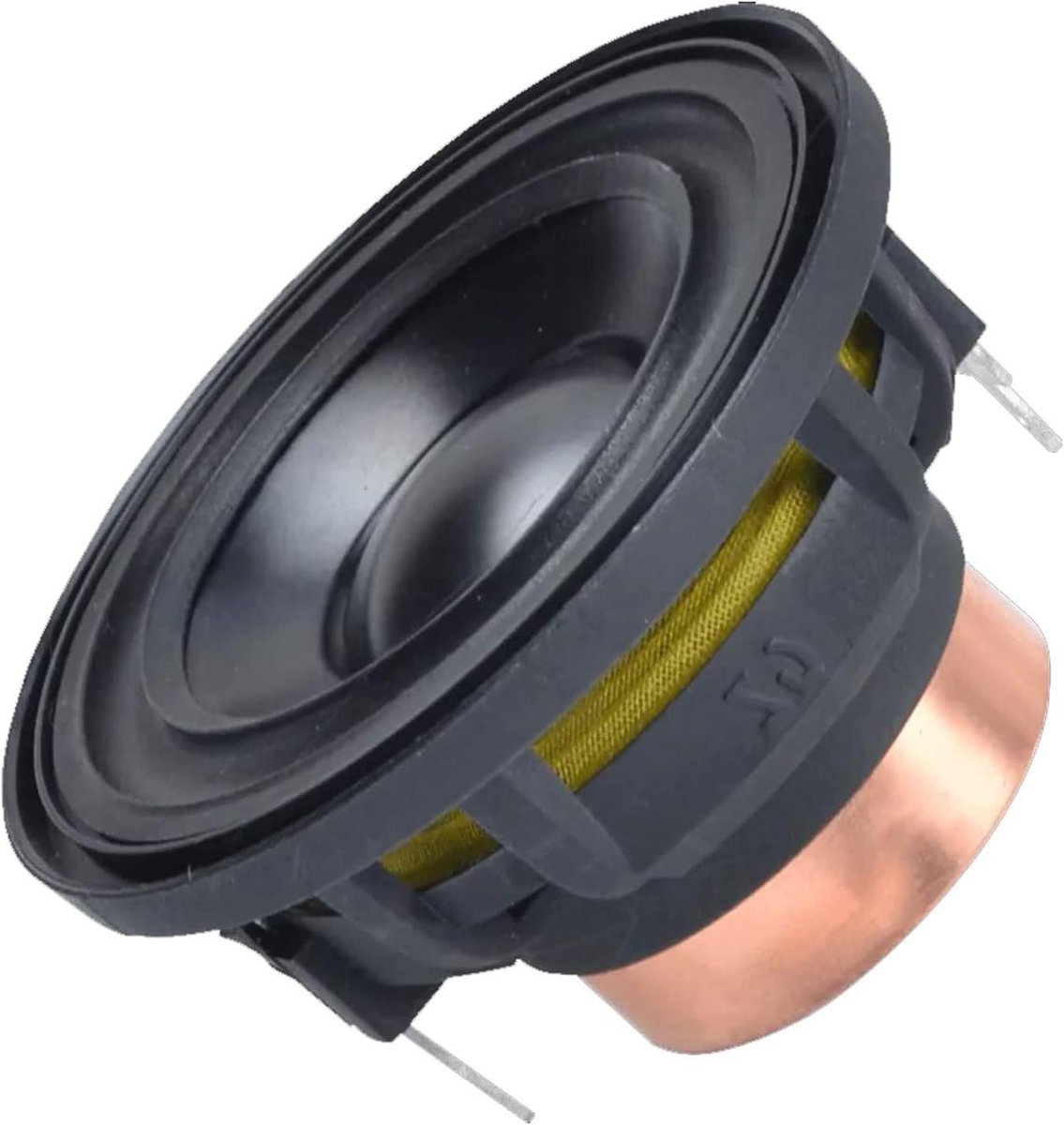 Middentonen Luidsprekers - Breedband Speakers - Auto Audio - Aluminium Kegel - 72 Millimeter - Zwart