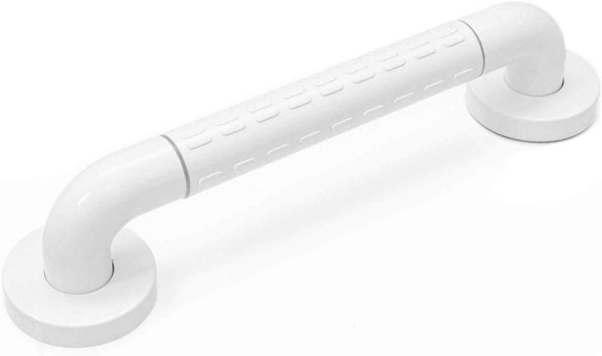 Badkamer handgreep - Steunbeugel douche - Veiligheid thuis - Antislip profiel - 30 cm - Wit