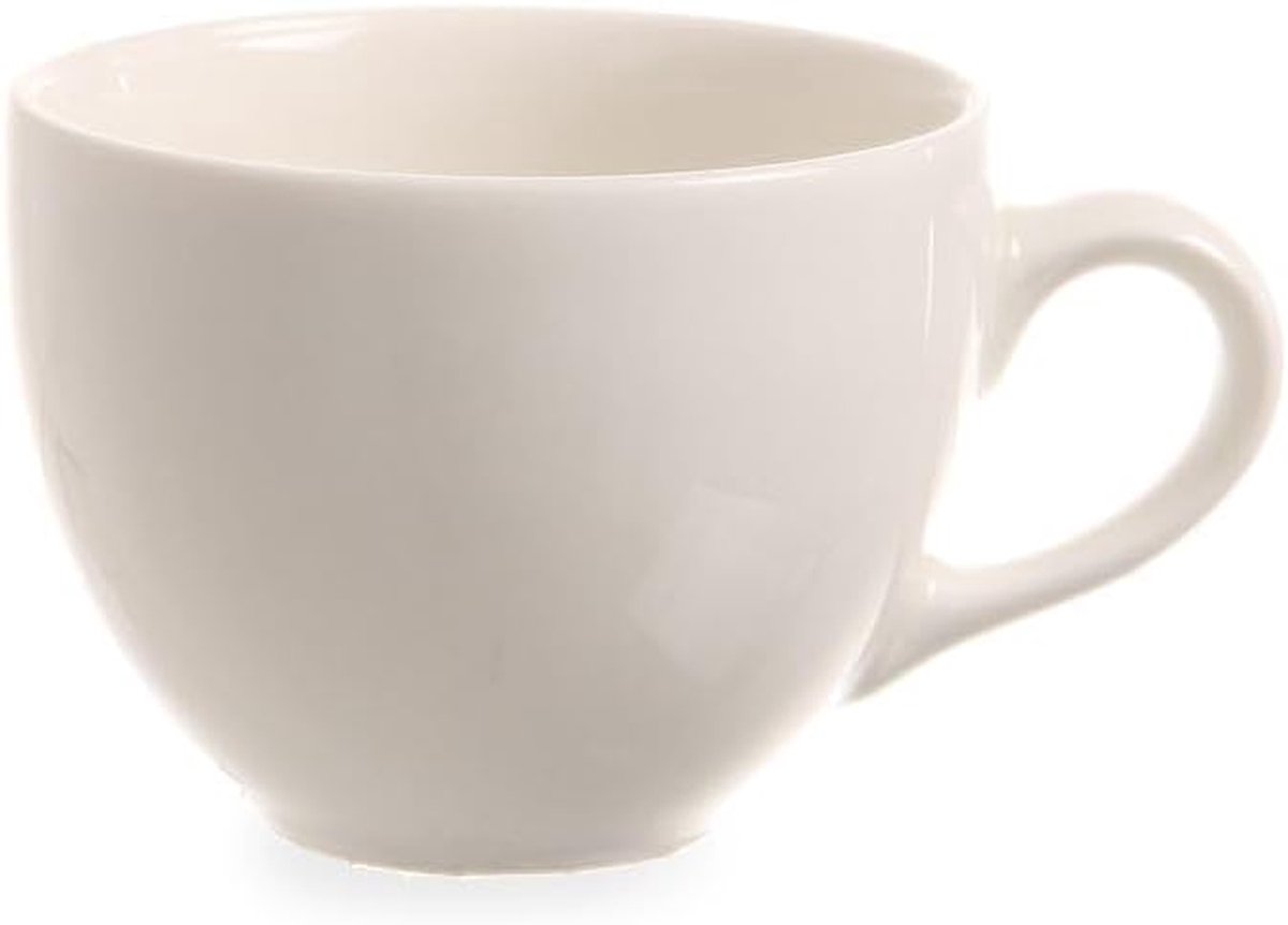 Espressokopje - Koffiekopje - Koffie Serveren - Versterkte randen - 100ml - Wit