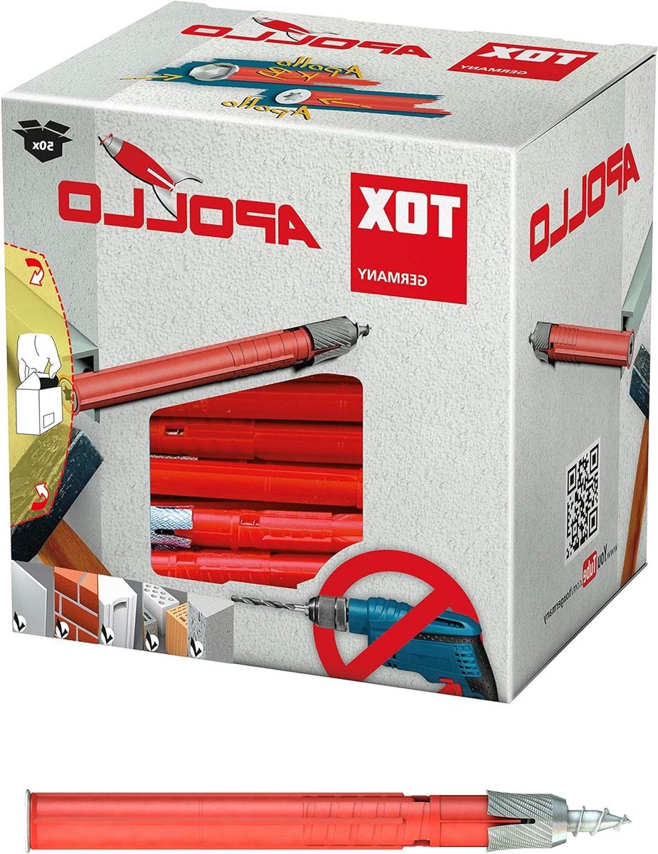 Universele Kozijnpluggen - Bevestigingspluggen - Stevig Bevestigen - Gewoon inslaan - 8 x 120 mm - Meerkleurig