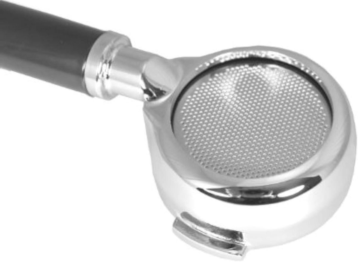 Bodemplaats Filterdrager - Espresso Accessoire - Koffie Bereiden - Open Bodem Ontwerp - 58mm - Zilver