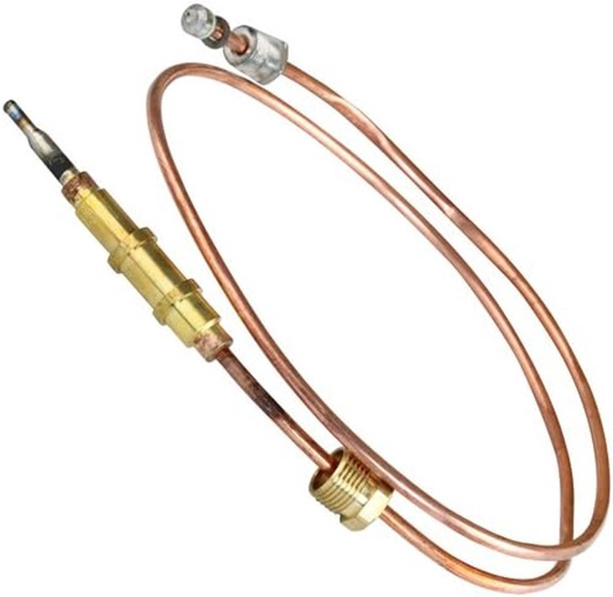 Thermokoppel Vervanging - Haard Onderdeel - Open Haard Reparatie - Veiligheidsuitschakeling - 1359 x 1011 x 13 cm - Zilver