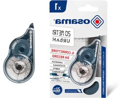 Correctieroller - Correctietape Witte tape - Fouten Corrigeren - Scheurbestendige PET-tape - 20 meter - Gemengd
