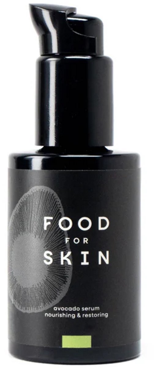 Food for Skin Food for Skin Avocado Serum - Deeply Nourishing 30 ml - vegan, dierproefvrij, zonder parabenen, zonder siliconen, voor gevoelige huid