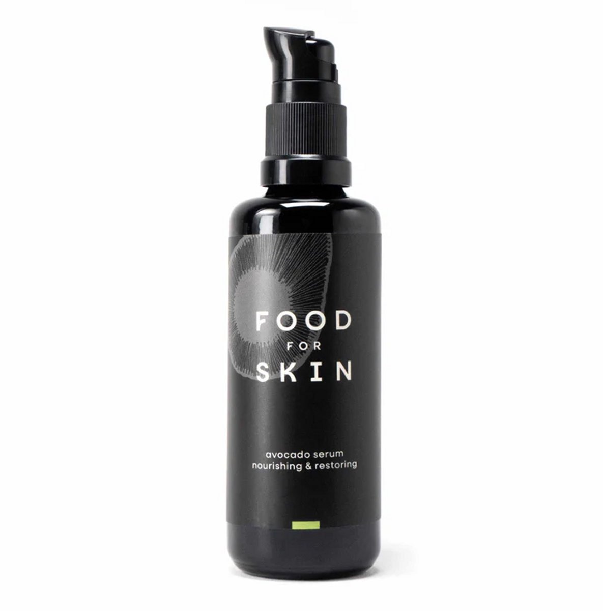 Food for Skin Avocado Serum Deeply Nourishing 60 ml - vegan, dierproefvrij, zonder parabenen, zonder siliconen, voor droge gevoelige huid